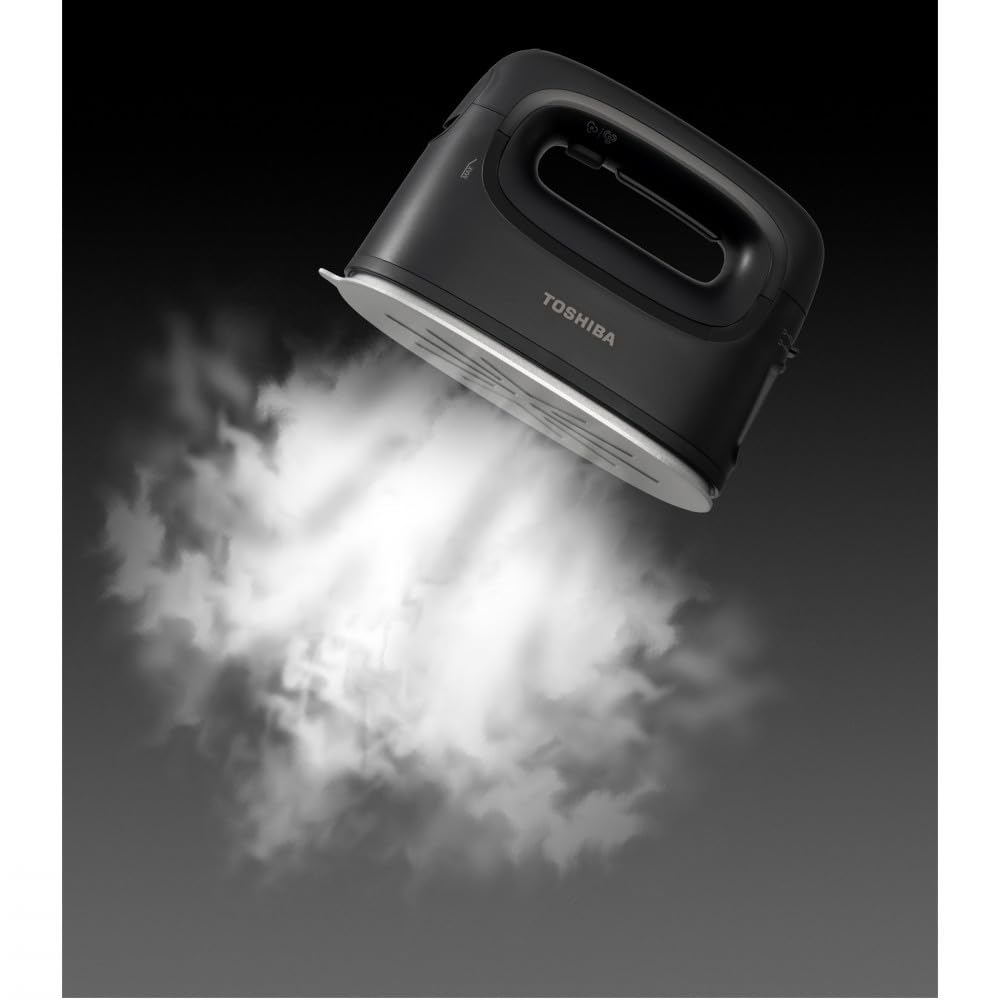 Amazon | 東芝 衣類スチーマー TAS-X80(K) ブラック 軽量 0.65kg 4way